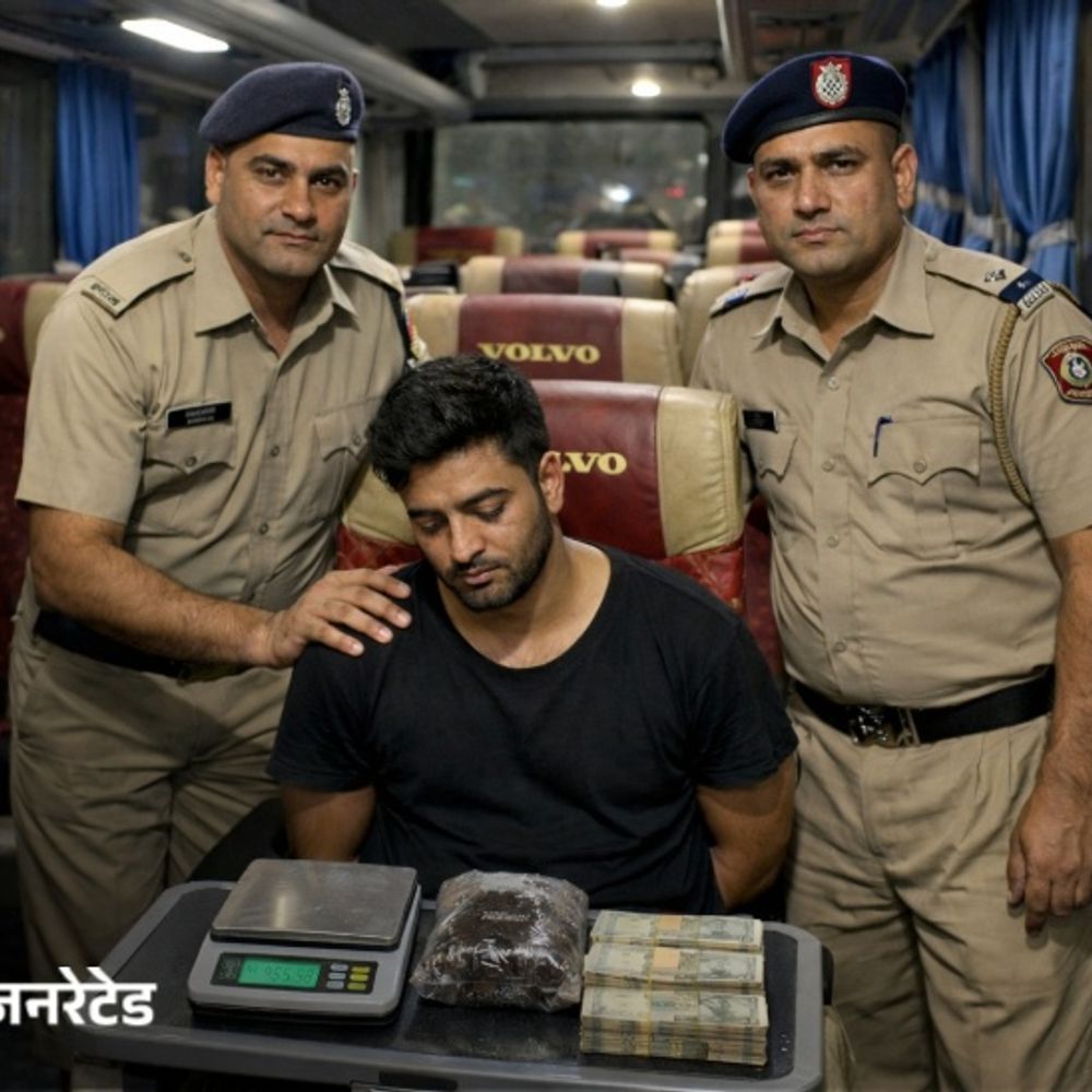 मंडी में नशा तस्कर गिरफ्तार, मुंबई का रहने वाला:  चरस और 40 हजार कैश बरामद; पुलिस ने शक पर रूकवाई थी वोल्वो बस – Mandi (Himachal Pradesh) News