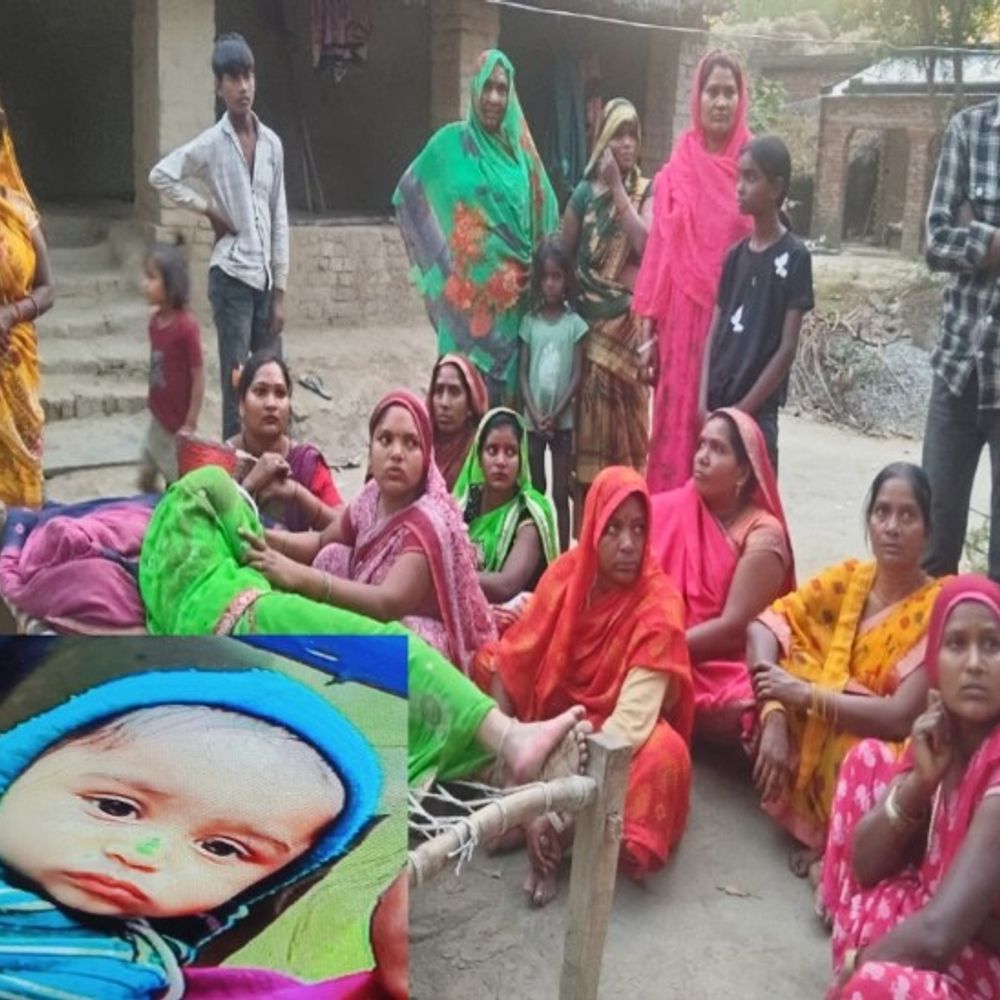 9 महीने के बच्चे की हत्या करने वाला पिता गिरफ्तार:पत्नी के बार-बार मायके जाने से गुस्से में था, कुल्हाड़ी से किया था हमला