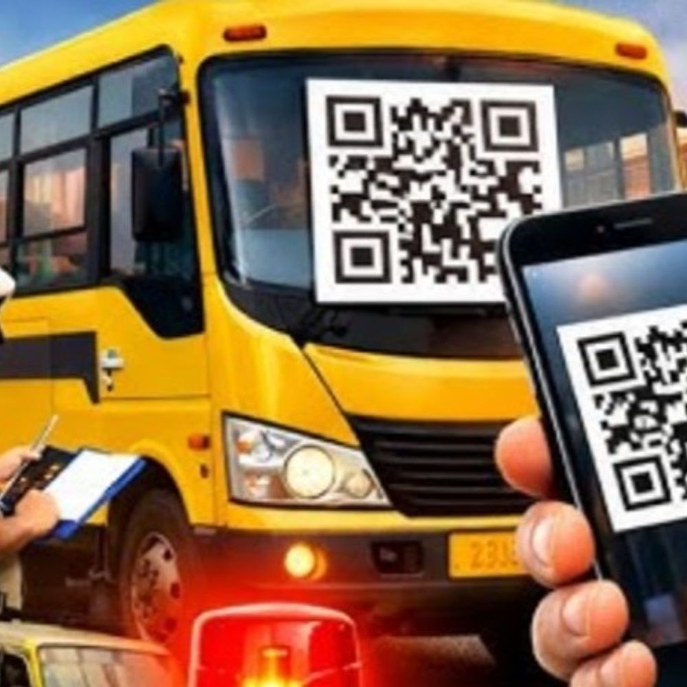 आगरा में स्कूली वाहनों पर QR कोड अनिवार्य:वाहनों का पोर्टल पर कराना होगा पंजीकरण, 15 अप्रैल तक है समय