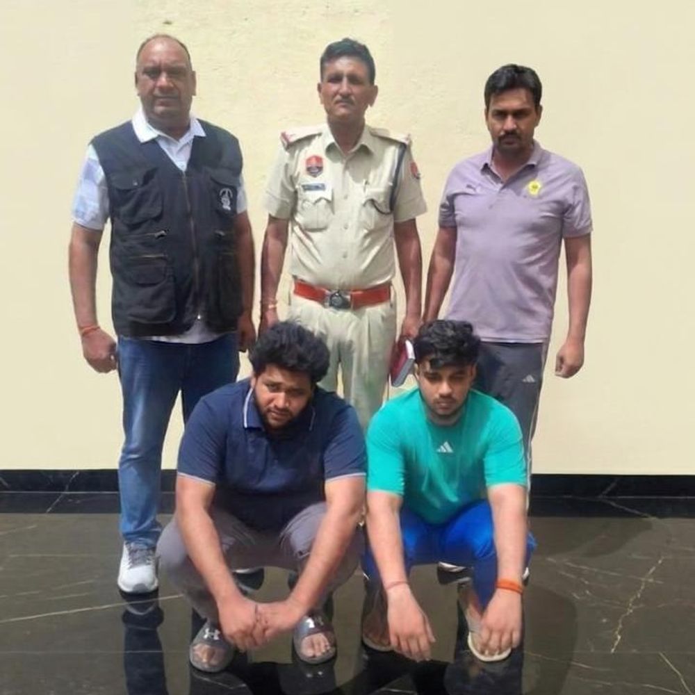 गुरुग्राम में उगाही गिरोह के दो सदस्य गिरफ्तार:  दुकानदारों को धमकाकर करते थे वसूली, पहले से दर्ज हैं कई केस – gurugram News