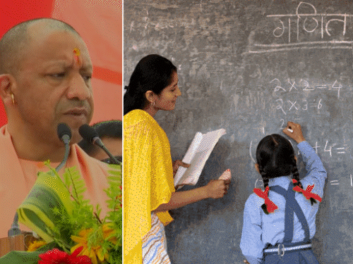 
                 यूपी में शिक्षामित्रों को इसी महीने से 18 हजार मिलेंगे:अनुदेशकों को भी बढ़ा मानदेय मिलेगा; सीएम योगी का ऐलान 
            