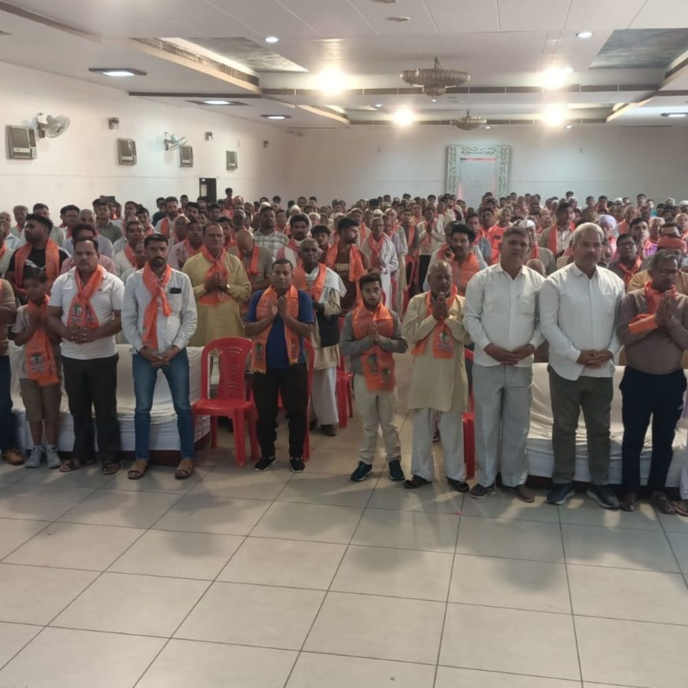 शामली में उपाध्याय समाज ने किया सम्मान समारोह:भाजपा एमएलसी वीरेंद्र सिंह और जिलाध्यक्ष रामजीलाल कश्यप रहे मौजूद