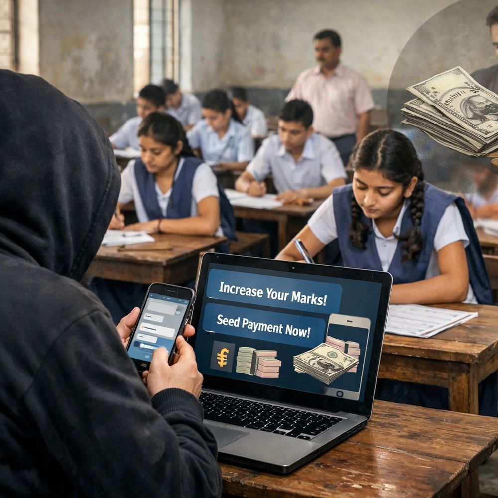 सिद्धार्थनगर में बोर्ड परीक्षार्थियों को साइबर ठग बना रहे निशाना:नंबर बढ़ाने का लालच देकर कर रहे ठगी, पुलिस ने किया अलर्ट