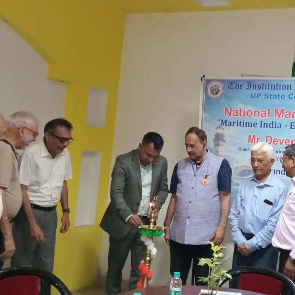 लखनऊ में 'मैरीटाइम इंडिया' पर तकनीकी व्याख्यान:द इंस्टीट्यूशन ऑफ इंजीनियर्स ने राष्ट्रीय समुद्री दिवस पर किया आयोजन