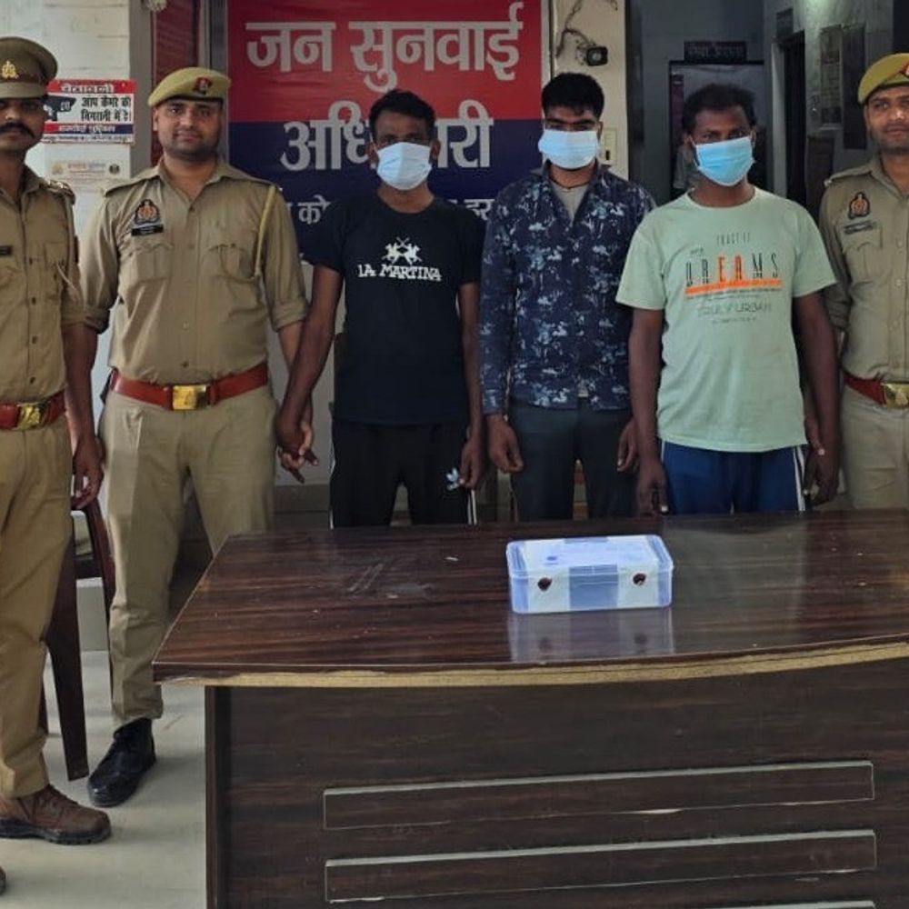 हरदोई में पुलिस से मुठभेड़ में तीन बदमाश गिरफ्तार:अवैध हथियार बरामद, कई आपराधिक मामलों में शामिल