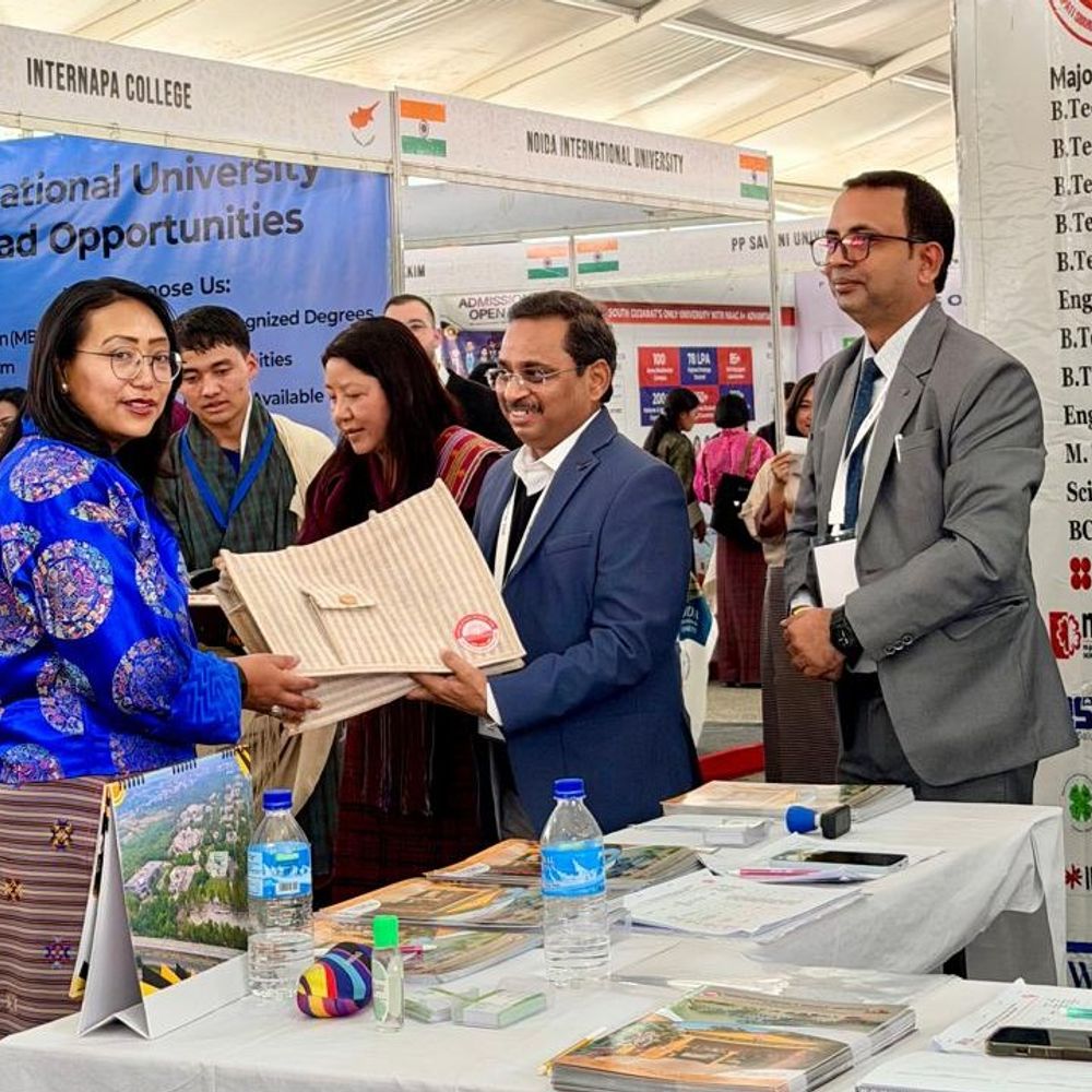 भूटान इंटरनेशनल एजुकेशन फेयर में CSJMU की चमक:79 विश्वविद्यालयों के बीच भारतीय प्रतिनिधित्व, साझेदारी पर चर्चा