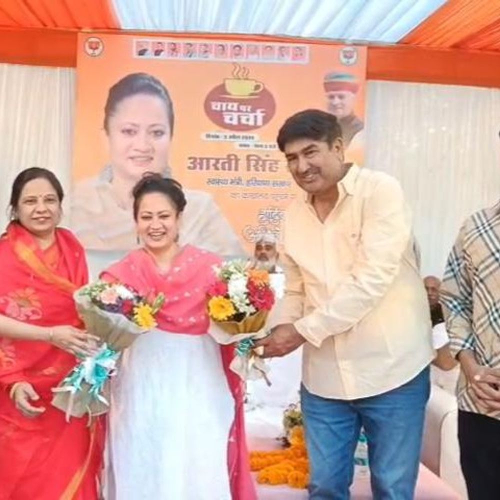 रेवाड़ी में आरती राव का नरबीर पर पलटवार:  बोलीं-स्वास्थ्य मंत्री भी बन सकती हैं सीएम, मैं बयानबाजी में नहीं पड़ना चाहती – Bawal News