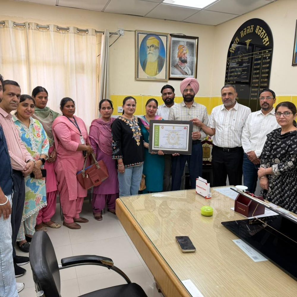 बरनाला के आम आदमी क्लीनिक को नेशनल क्वालिटी सर्टिफिकेट:  हेल्थ सेंटर झलूर को मिला 81.23% स्कोर, टीम को सराहा – Barnala News