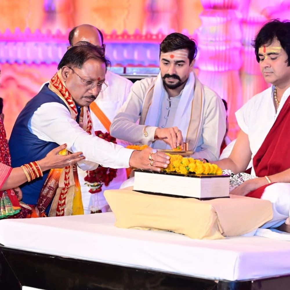मुख्यमंत्री विष्णुदेव साय श्रीराम कथा में शामिल:  कुनकुरी में संत चिन्मयानंद बापूजी से लिया आशीर्वाद, कहा- प्रभु श्रीराम का छत्तीसगढ़ से गहरा रिश्ता – Jashpur News