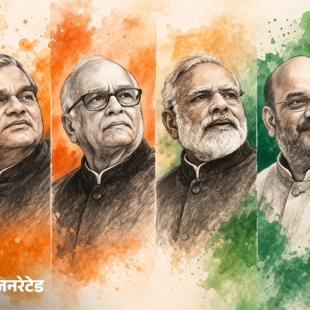 BJP का 47वां स्थापना दिवस, शाह बोले-नेशन फर्स्ट हमारा मूलमंत्र:CM योगी ने झंडे के साथ सेल्फी ली; MP में 17 नए कार्यालयों का भूमिपूजन