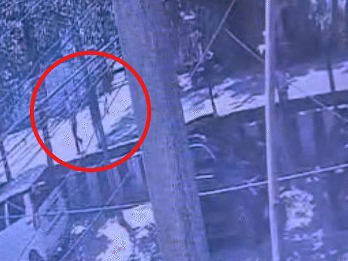 लखनऊ में कार ने दो युवकों को मारी टक्कर:एक की हालत गंभीर, घटना CCTV में कैद हुई