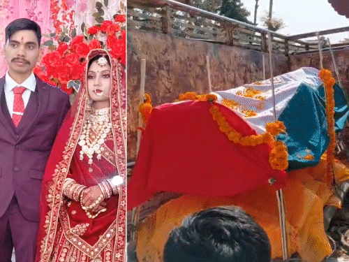 मां बोली- दरोगा बेटे को पत्नी-सास टॉर्चर करती:ड्यूटी पर जाता तो कहती- लड़की से मिलने जा रहा; खुद को शूट करने वाले दरोगा की कहानी