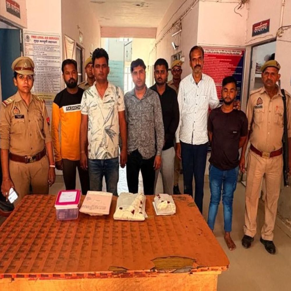 मथुरा में IPL मैच में सट्टेबाजी:पुलिस ने 6 बुकी को किया गिरफ्तार, आरोपियों में भाजपा नेता भी