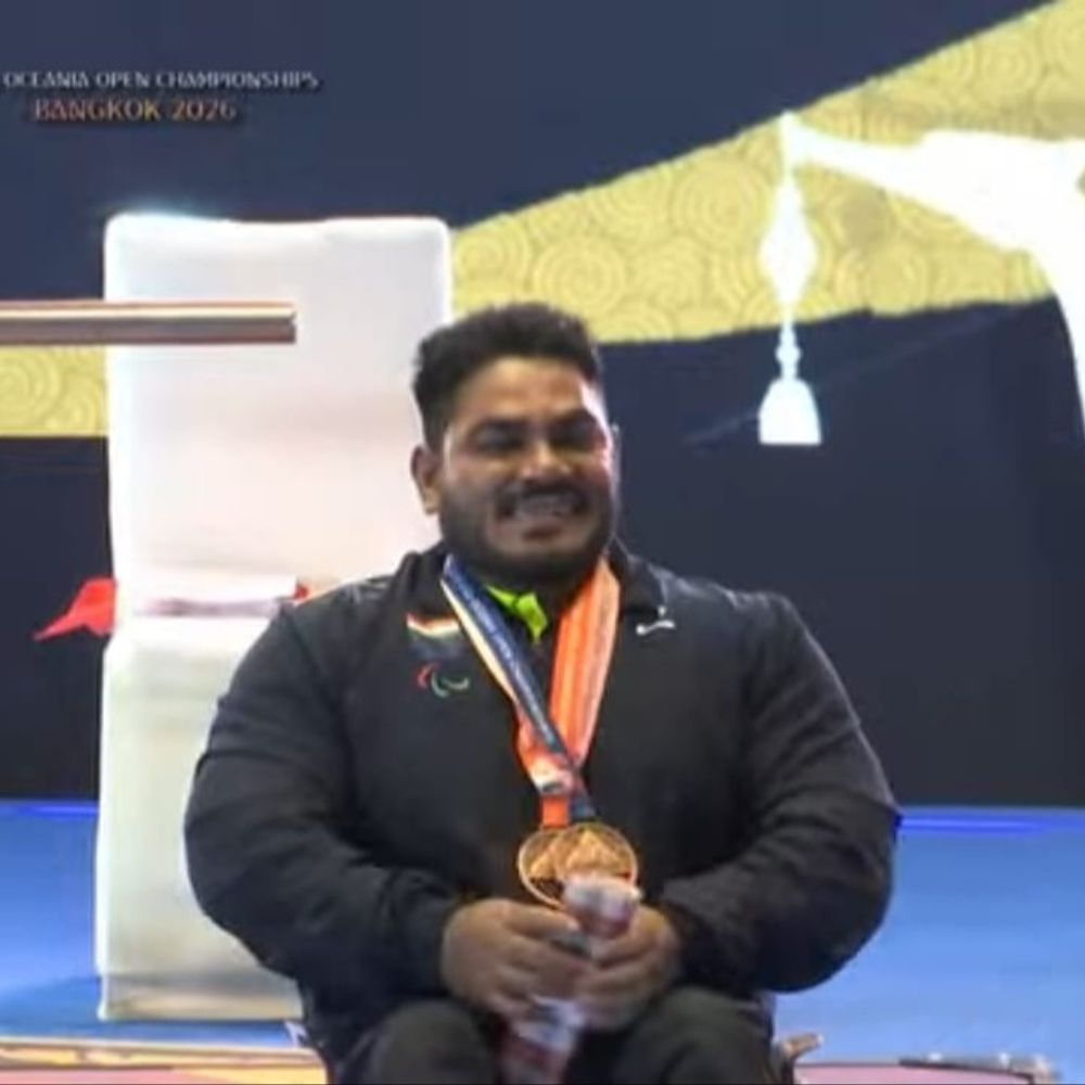 नालंदा के वेटलिफ्टर ने एशिया-ओशनिया ओपन में जीता ब्रॉन्ज मेडल:191 किलोग्राम वजन उठाकर हासिल की उपलब्धि, बैंकॉक में 14 अप्रैल तक चलेगी प्रतियोगिता