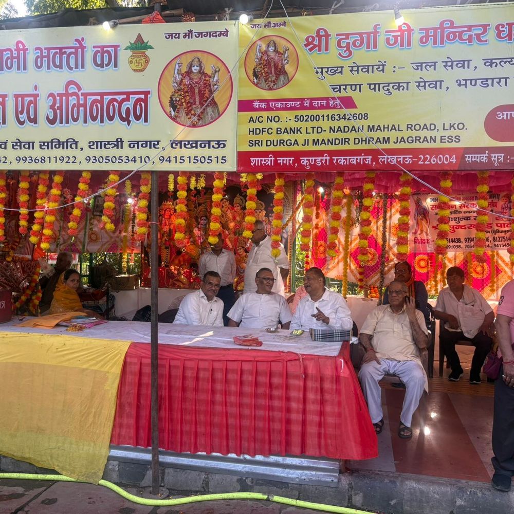 लखनऊ के परिवर्तन चौक पर जल सेवा शुरू:भीषण गर्मी में लोगों को मिलेगी राहत