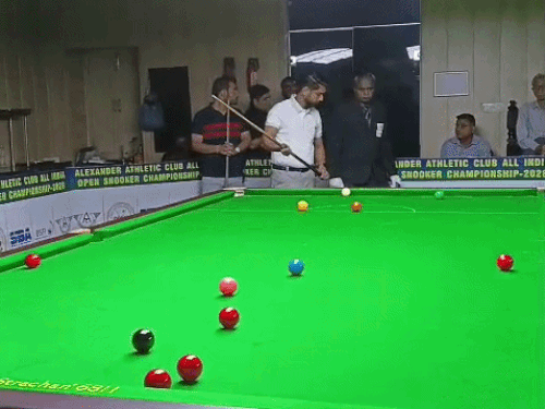 अलेक्जेंडर क्लब में स्नूकर प्रतियोगिता में खिलाड़ियों में दिखा उत्साह:युवा और अनुभवी खिलाड़ी आमने-सामने, रोमांचक मुकाबलों की उम्मीद