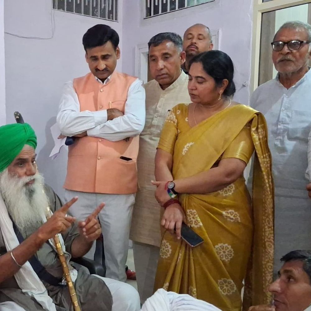 समालखा मंडी में किसानों का प्रदर्शन:  सर्वर डाउन और मैनुअल तौल से नाराजगी, किसान नेता डल्लेवाल बोले- सरकार की नीतियां किसान विरोधी – Samalkha News