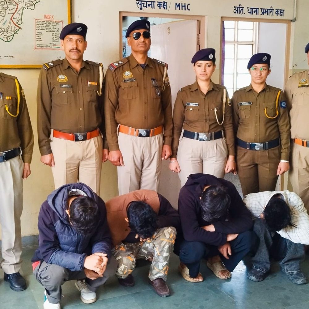 शिमला में अंतरराज्यीय ड्रग तस्करी पर बड़ी कार्रवाई:  4 गिरफ्तार, 34 ग्राम हेरोइन बरामद; पंजाब का सप्लायर भी दबोचा – Shimla News
