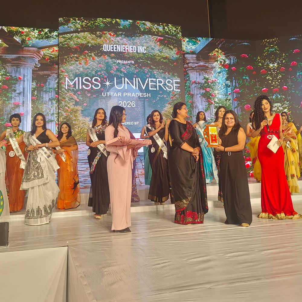 मिस यूनिवर्स, मिस टीन, मिसेज यूपी का फिनाले:लखनऊ के इंदिरा गांधी प्रतिष्ठान में गुरुवार को आयोजित