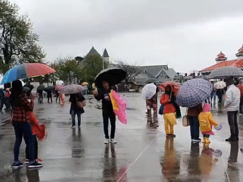 हिमाचल में अप्रैल में सामान्य से 142% ज्यादा बारिश:आज फिर 5 जिलों में तूफान का अलर्ट; 24 घंटे में 3.2 डिग्री बढ़ा टेंपरेचर