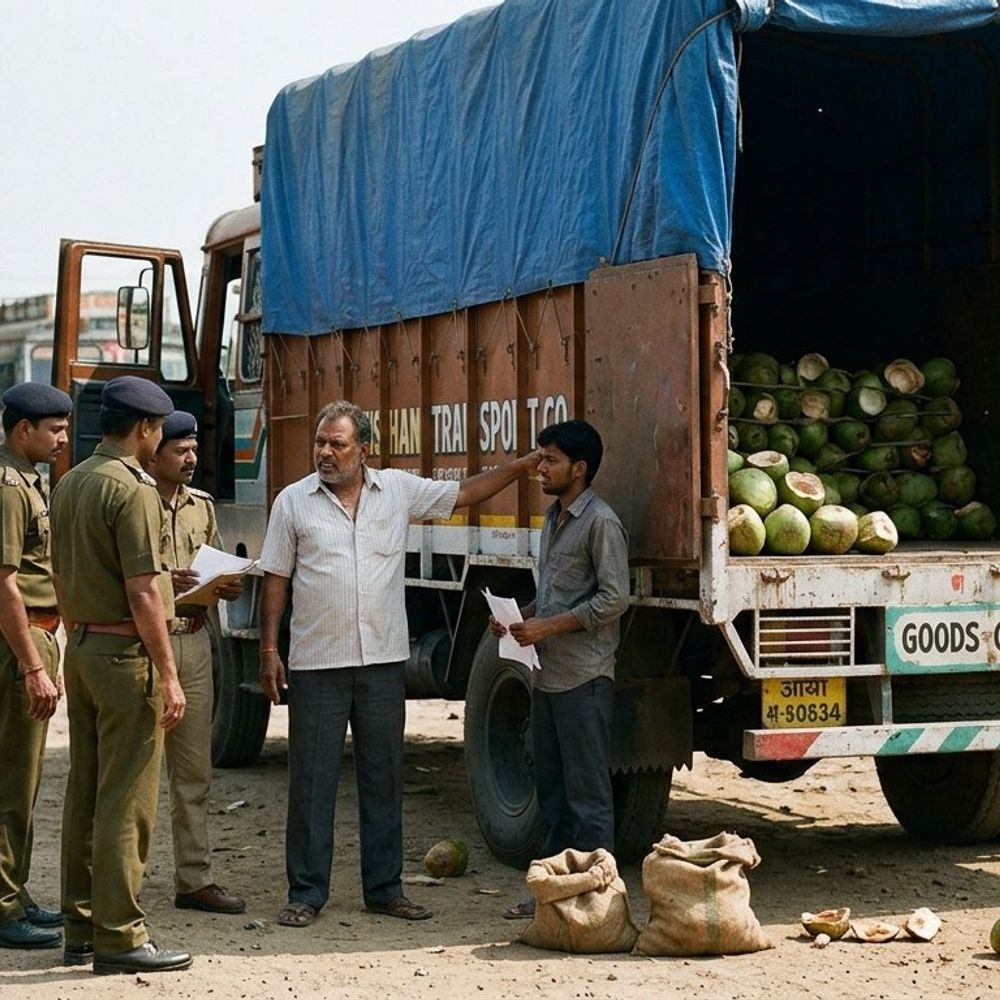 बरेली में ट्रांसपोर्टर पर पर FIR:युवक ने नारियल को पंजाब भेजा था, ट्रांसपोर्टर ने बेचकर पैसे हड़पे