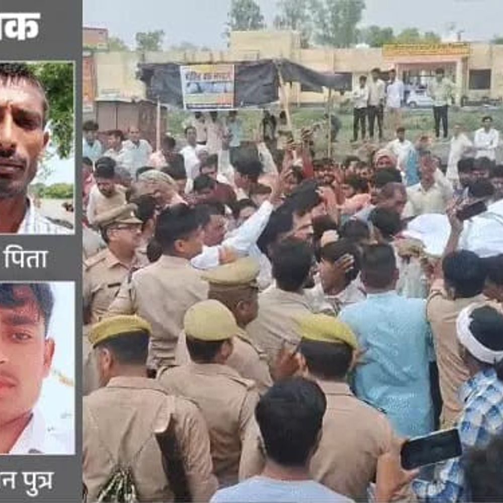 संभल में पिता-पुत्र की हत्या, पिकअप लोडर लूटा:मेरठ बुकिंग पर गए थे, 10 दिन बाद भी दो हत्यारे भाई फरार; SOG की दबिश जारी