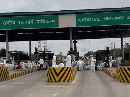 हरियाण में किसानों ने 5 जिलों में जाम लगाया:  हांसी में कृषि मंत्री बोले- इससे सरकार को फायदा हुआ, गेहूं की लिफ्टिंग हुई – Haryana News
