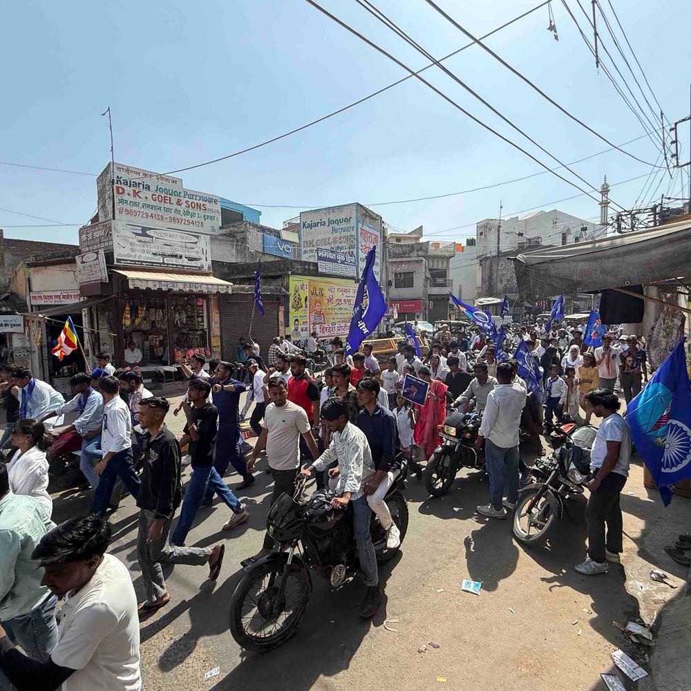 सैकड़ों युवाओं ने रन फॉर आंबेडकर में हिस्सा लिया:डॉ. भीमराव आंबेडकर जयंती पर शहर में निकली यात्रा, दिया समानता का संदेश