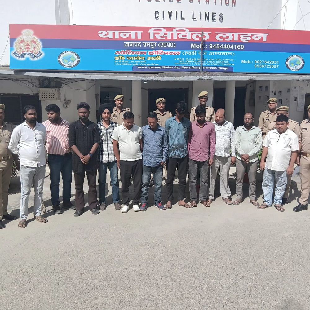 फायर एनओसी पर हंगामा करने वाले 11 होटल संचालक गिरफ्तार:रामपुर में पुलिस ने की कार्रवाई, 14 दिन की न्यायिक हिरासत में भेजा