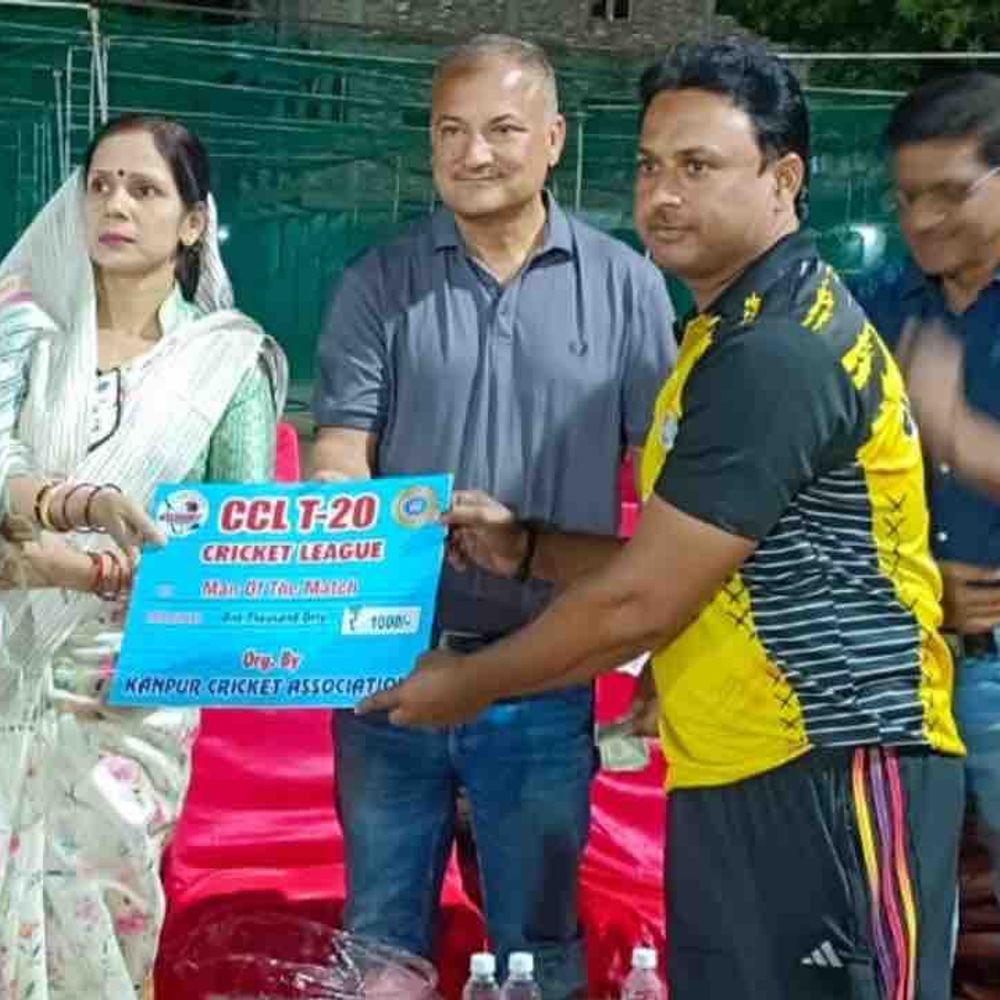 कानपुर में CCL टी-20 का आगाज:कानपुर वॉरियर्स और पटेल प्रॉपर्टीज की जीत, युवाओं को मिल रहा मंच