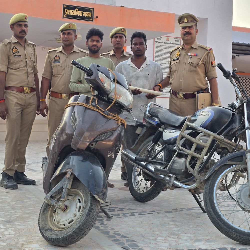 मऊ में युवक की हत्या का खुलासा, दो गिरफ्तार:अफेयर को लेकर किया गया था मर्डर, गांव में आने से थी नाराजगी