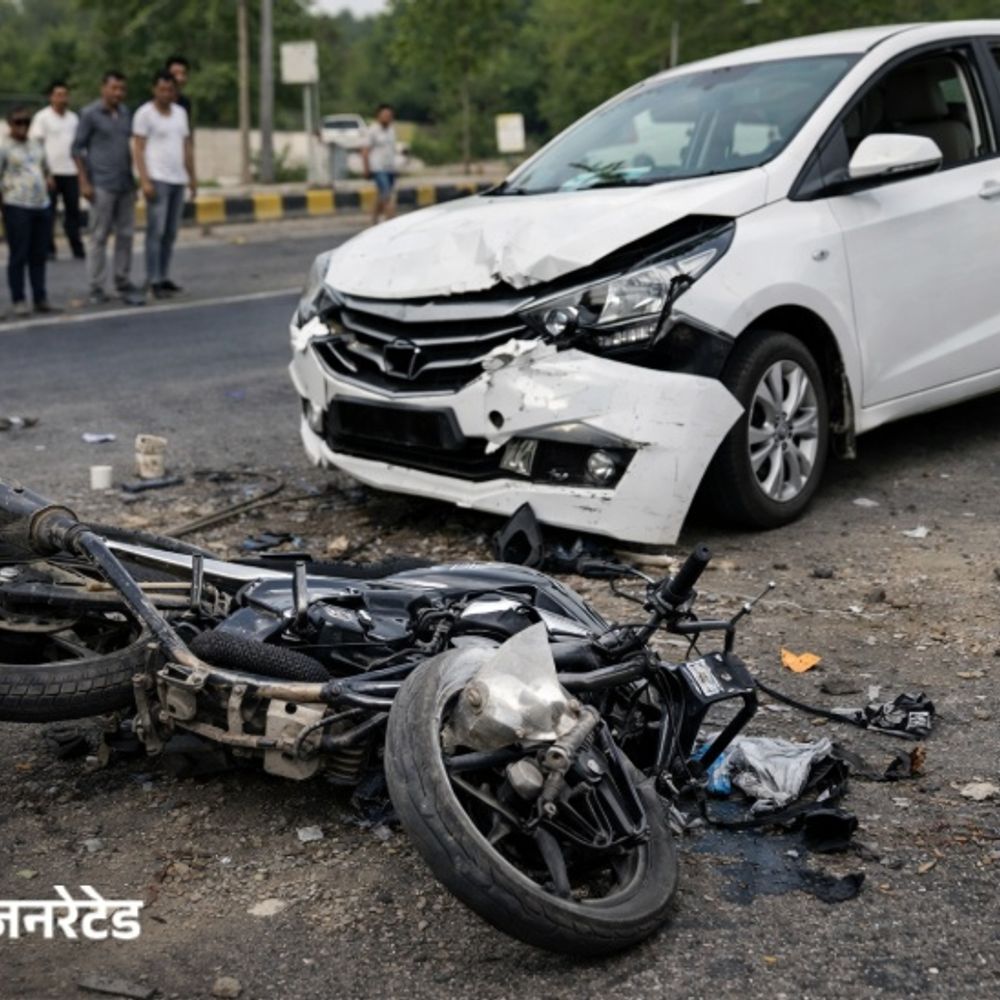 पंचकूला में कार की टक्कर से कोमा में पहुंचा युवक:  दो साल पहले हुई थी शादी, एक बच्चे का पिता; भीड़ देख ड्राइवर फरार – Panchkula News