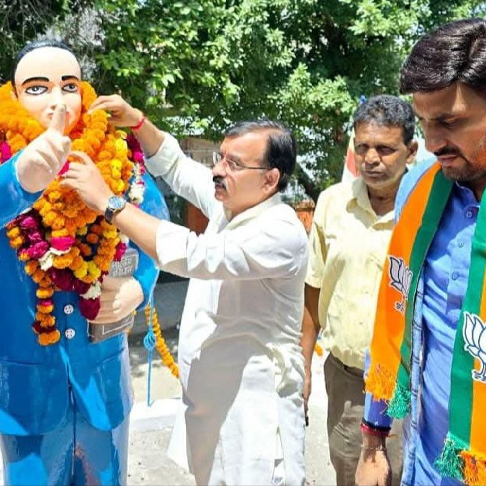 अंबेडकर जयंती पर भाजपा का बूथ स्तर तक कार्यक्रम:लखनऊ के 110 वार्डों में कार्यकर्ताओं ने किया आयोजन