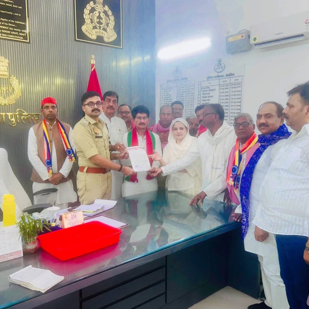 वकील मौत मामले में सपा प्रतिनिधिमंडल एसपी से मिला:निष्पक्ष जांच और निर्दोषों पर कार्रवाई रोकने की मांग की