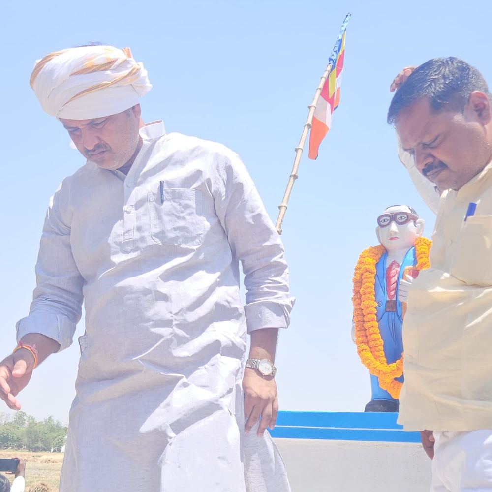 ज्ञानपुर में अंबेडकर जयंती मनाई:विधायक विपुल दुबे बोले-बाबा साहेब का जीवन संघर्ष और प्रेरणा का प्रतीक