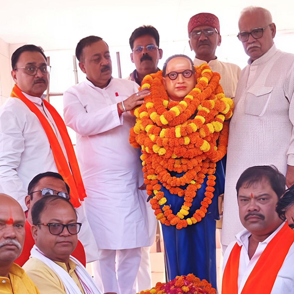 भाजपा ने 1900 से अधिक बूथों पर मनाई आंबेडकर जयंती:संविधान वाचन कर दलित समाज को सम्मान देने का दावा