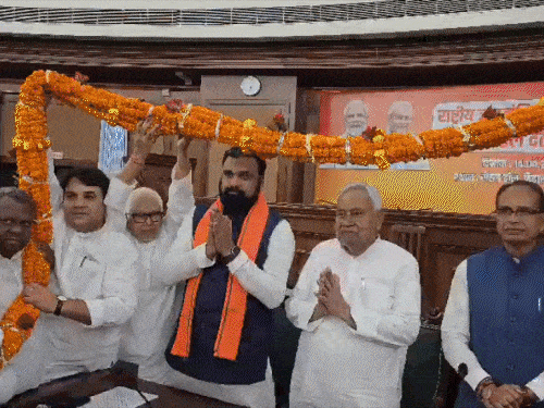 सम्राट चौधरी आज मुख्यमंत्री पद की शपथ लेंगे:JDU से 2 डिप्टी CM होंगे, लोकभवन में कार्यक्रम; बिहार को BJP का पहला CM मिलेगा