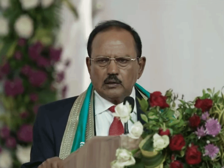 NSA डोभाल बोले-जंग का मकसद दुश्मन का मनोबल तोड़ना:देश की सुरक्षा सिर्फ सेना की ताकत से तय नहीं होती, जनता की इच्छाशक्ति सबसे जरूरी