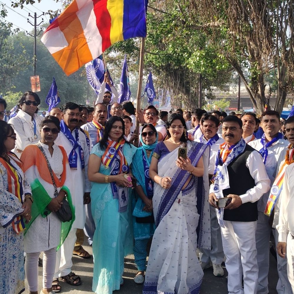 हाथरस में धूमधाम से मनाई गई अंबेडकर जयंती:विशाल रैली निकली गई, बाबा साहब को किया गया नमन