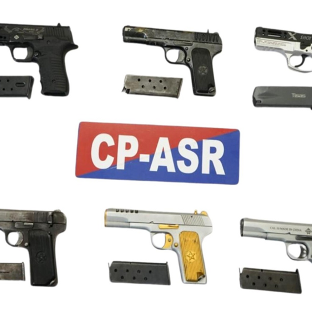 अमृतसर पुलिस ने हथियार तस्करी मॉड्यूल किया बेनकाब:3 आरोपी गिरफ्तार, 6 पिस्तौल बरामद; सीमा पार से खेप मंगवाता था गिरोह