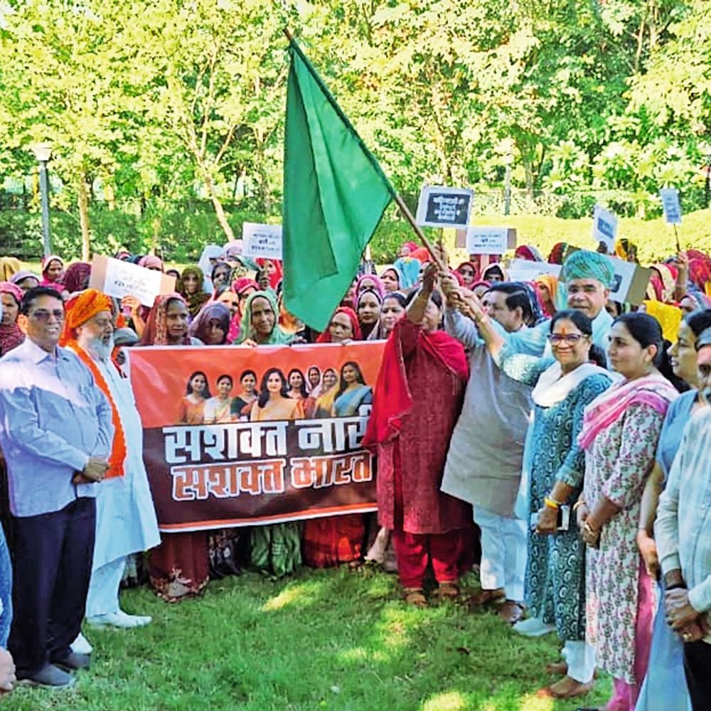 नारी शक्ति वंदन पदयात्रा : समाज में महिलाओं की भागीदारी व अधिकारों के लिए जागरूकता लाएंगे