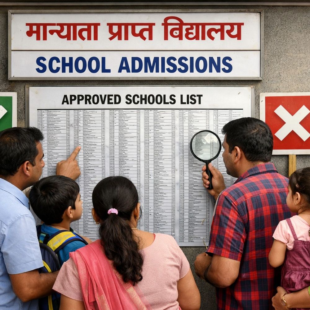 बच्चों के दाखिले से पहले जांचें स्कूल की मान्यता:सिद्धार्थनगर में माध्यमिक शिक्षा परिषद ने पोर्टल पर अपडेट की सूची