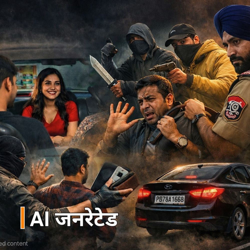 चंडीगढ़ में दोस्ती का झांसा, कार में एंट्री-फिर लूट:  युवती ने जाल में फंसाया, पुलिस वर्दी में साथियों ने गाड़ी-मोबाइल-घड़ी, नकदी छीना – Kharar News