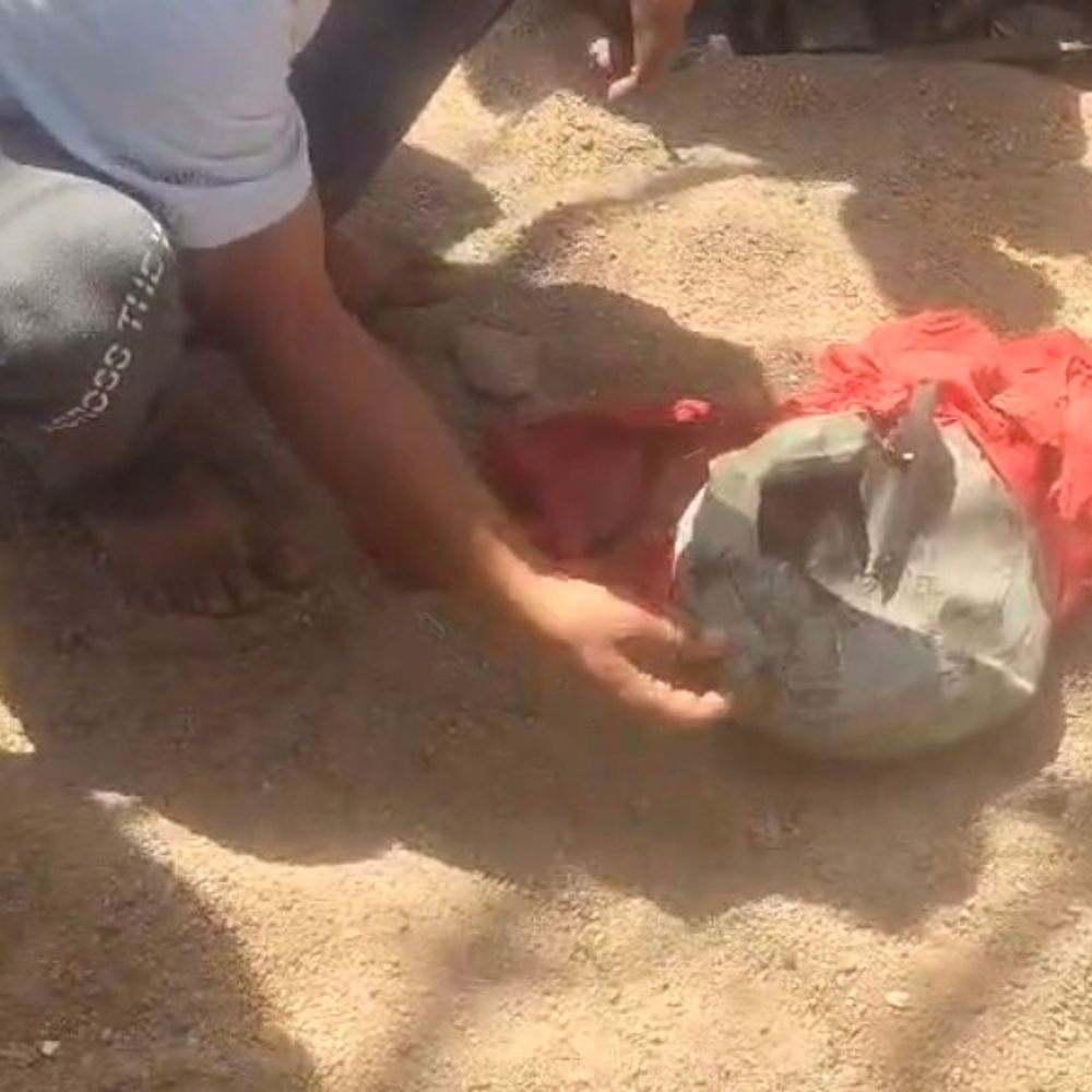 मंदिर के पास खुदाई में मिले 14 सोने के बिस्कुट:खुदाई करने वालों ने दबाए, रात में चोरी; अज्ञात पर FIR दर्ज