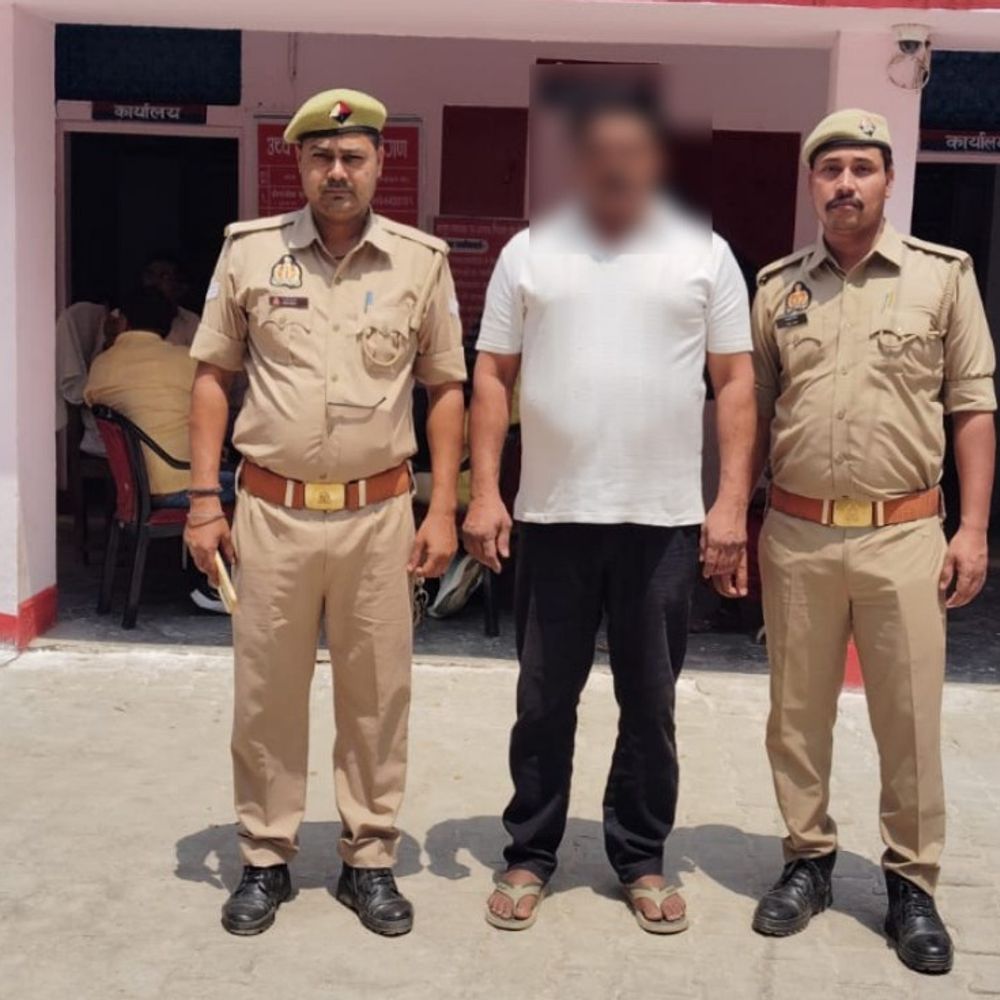 नाबालिग से दुष्कर्म का आरोपी 24 घंटे में गिरफ्तार:सिद्धार्थनगर पुलिस ने त्वरित कार्रवाई कर पकड़ा