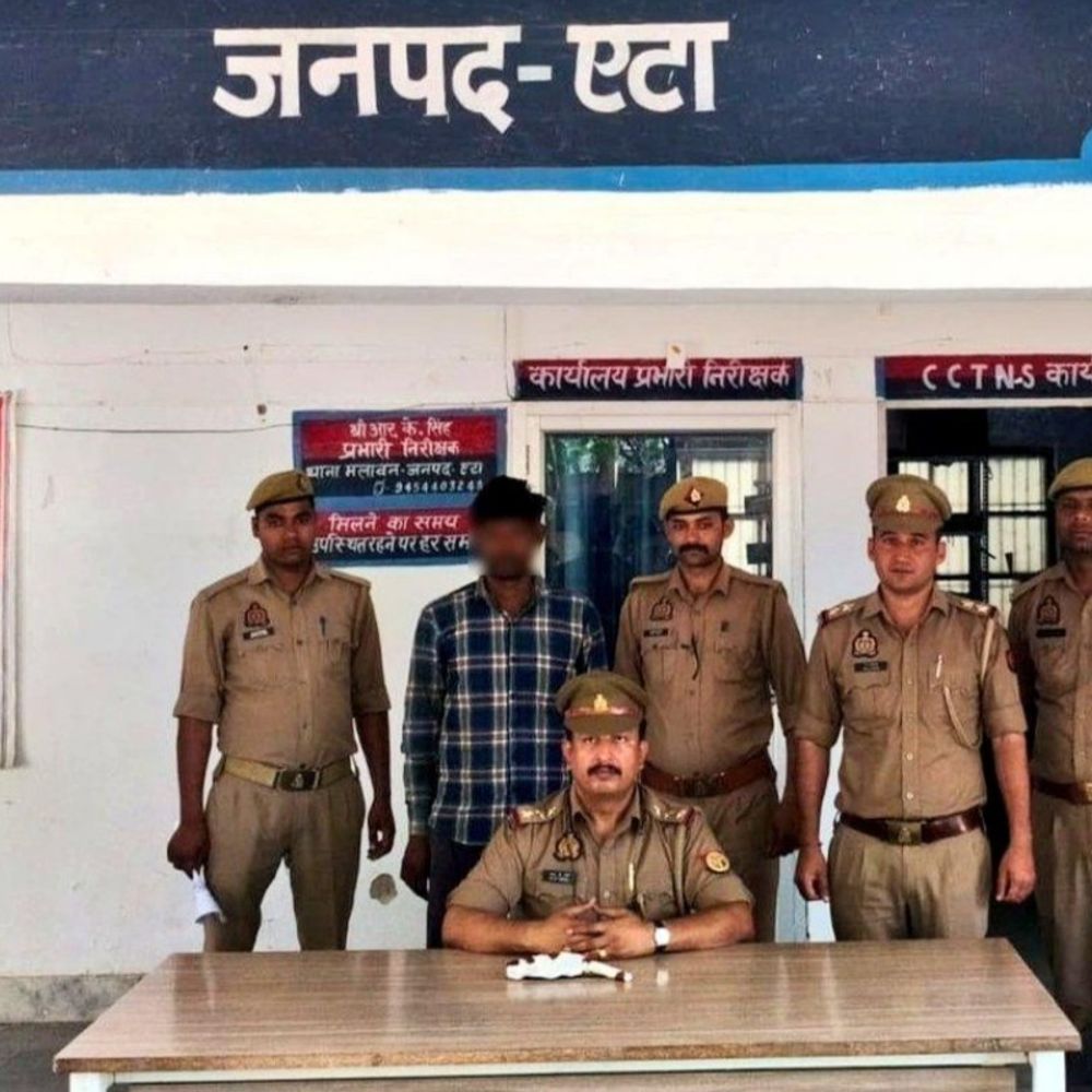 पति को मुकदमे में फंसाने के लिए पत्नी को मारी-गोली:एटा में दूसरे पति ने रची साजिश, आरोपी गिरफ्तार