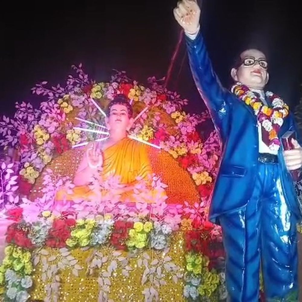 गोकुल में डॉ. अंबेडकर की 135वीं जयंती:भव्य शोभायात्रा निकाली गई, लोगों ने समानता का संकल्प लिया