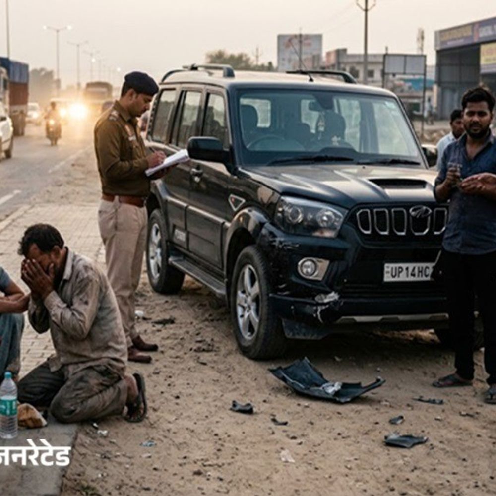 सोनीपत में स्कॉर्पियो की टक्कर से महिला की मौत:  काम के लिए घर से निकली, सड़क किनारे खड़ी थी, ड्राइवर ने ही पहुंचाया अस्पताल – Gohana News