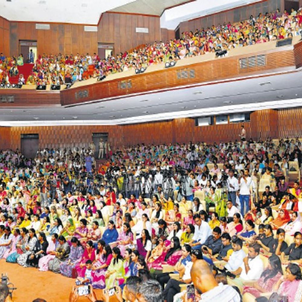 नारी शक्ति वंदन अधिनियम:सीएम भजनलाल बोले- सियासत में 33% अधिकार, ‘नारी शक्ति वंदन’ से बदलेगा सत्ता का समीकरण