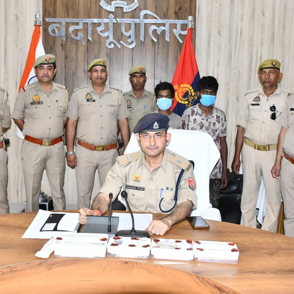 बदायूं में चोरी का खुलासा, दो गिरफ्तार:पुलिस ने 48 घंटे में बरामद किए गहने और नकदी